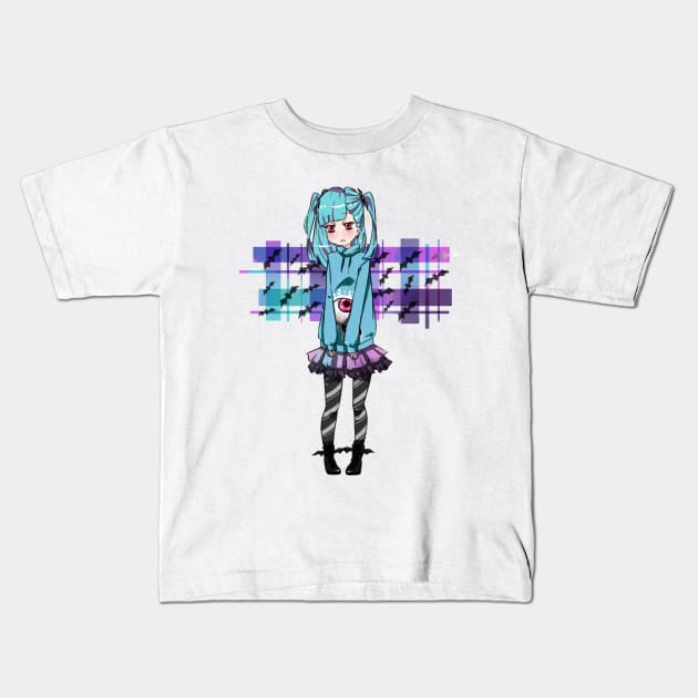 Harajuku girl vol.2 Kids T-Shirt by MitsukiHayashi